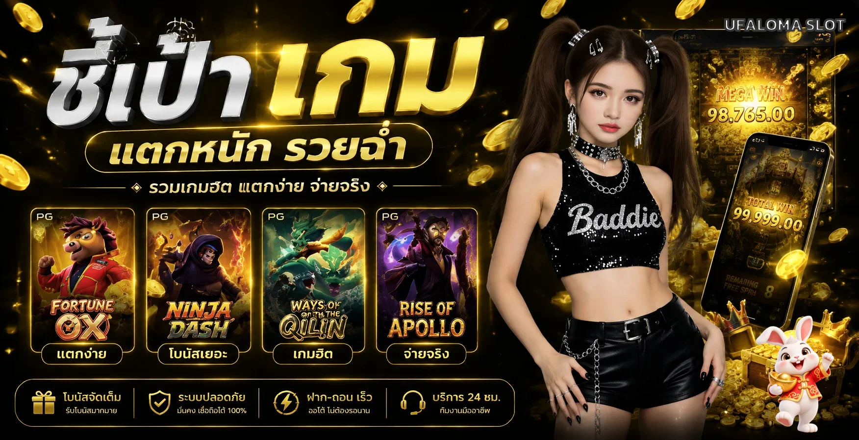 รวมเกม UFALOMA สล็อตและค่ายเกมยอดนิยม